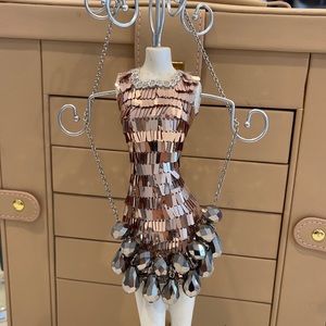 Rhinestone Charm Necklace